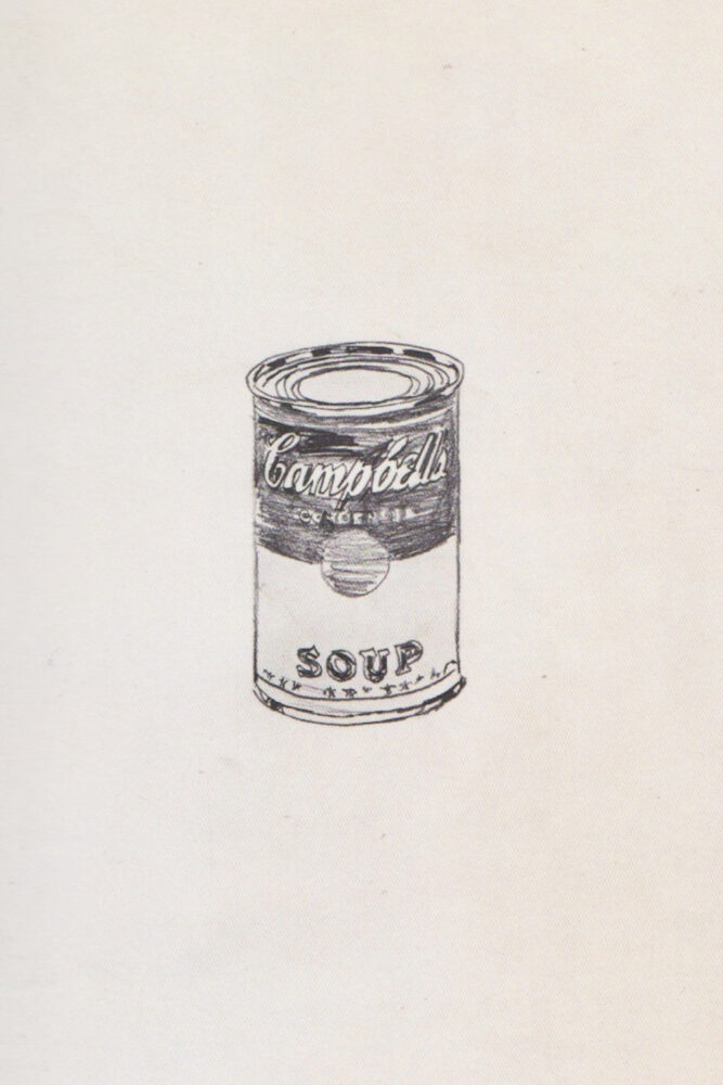 Andy Warhol Campbell's soup can 1962